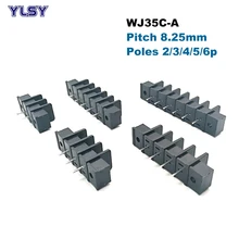 10Pcs PCB Terminal Block Pitch 8.25mm Bornier 35C-A Straight 2/3/4/5/6Pin Morsettiera Screw Holes Wire Cable Connector 20A 12AWG
10Pcs PCB Terminal Block Pitch 8.25mm Bornier 35C-A Straight 2/3/4/5/6Pin Morsettiera Screw Holes Wire Cable Connector 20A 12AWG