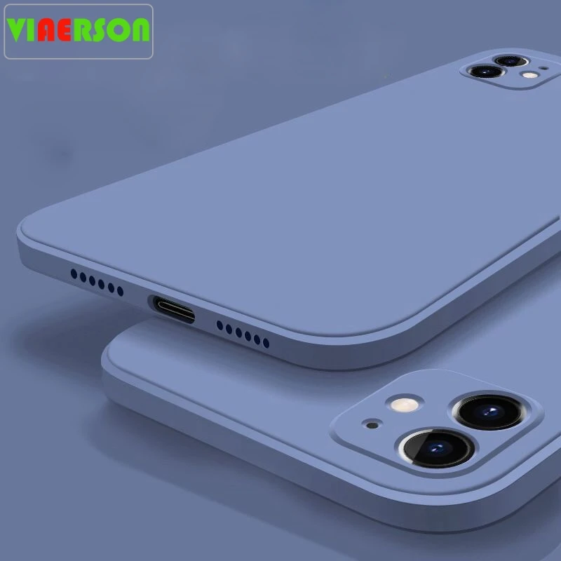 Для iPhone 11 Pro Max чехол для телефона жидкий силикон 7 8 Plus X XR XS SE2020 противоударный с