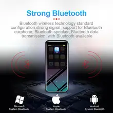 Alto falantes de música do esporte de alta fidelidade 8/16/32 gb bluetooth portátil mp3 player mp3 media fm gravador rádio para estudantes inglês aprendizagem r60(China)