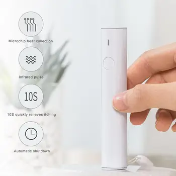 Electronic Bug Bite Itch Neutralizer Insect Sting Bite Relief Device Infrared Pulse Antipruritic Stick For Children Adults
Electronic Bug Bite Itch Neutralizer Insect Sting Bite Relief Device Infrared Pulse Antipruritic Stick For Children Adults