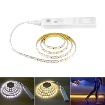 DC5V Night Light LED Lamp Strip With Battery Case Motion Sensor for wardrobe, stairs indoor lighting
DC5V Night Light LED Lamp Strip With Battery Case Motion Sensor for wardrobe, stairs indoor lighting