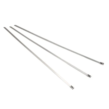 Quality 100pcs Stainless Steel Locking Cable Zip Ties Silver (4.6x300mm)
Quality 100pcs Stainless Steel Locking Cable Zip Ties Silver (4.6x300mm)