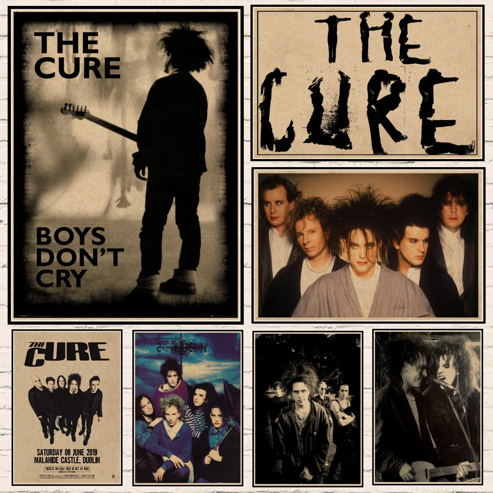 Винтажный постер The Cure Rock домашний декор Крафт бумажные постеры в стиле ретро