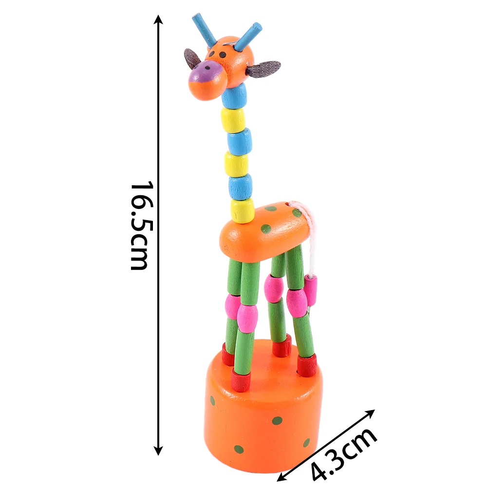 1PC New Arrival Children's Toy Giraffe Puppet Cartoon Colorful Swinging Animals Wooden Toys
1PC New Arrival Children's Toy Giraffe Puppet Cartoon Colorful Swinging Animals Wooden Toys