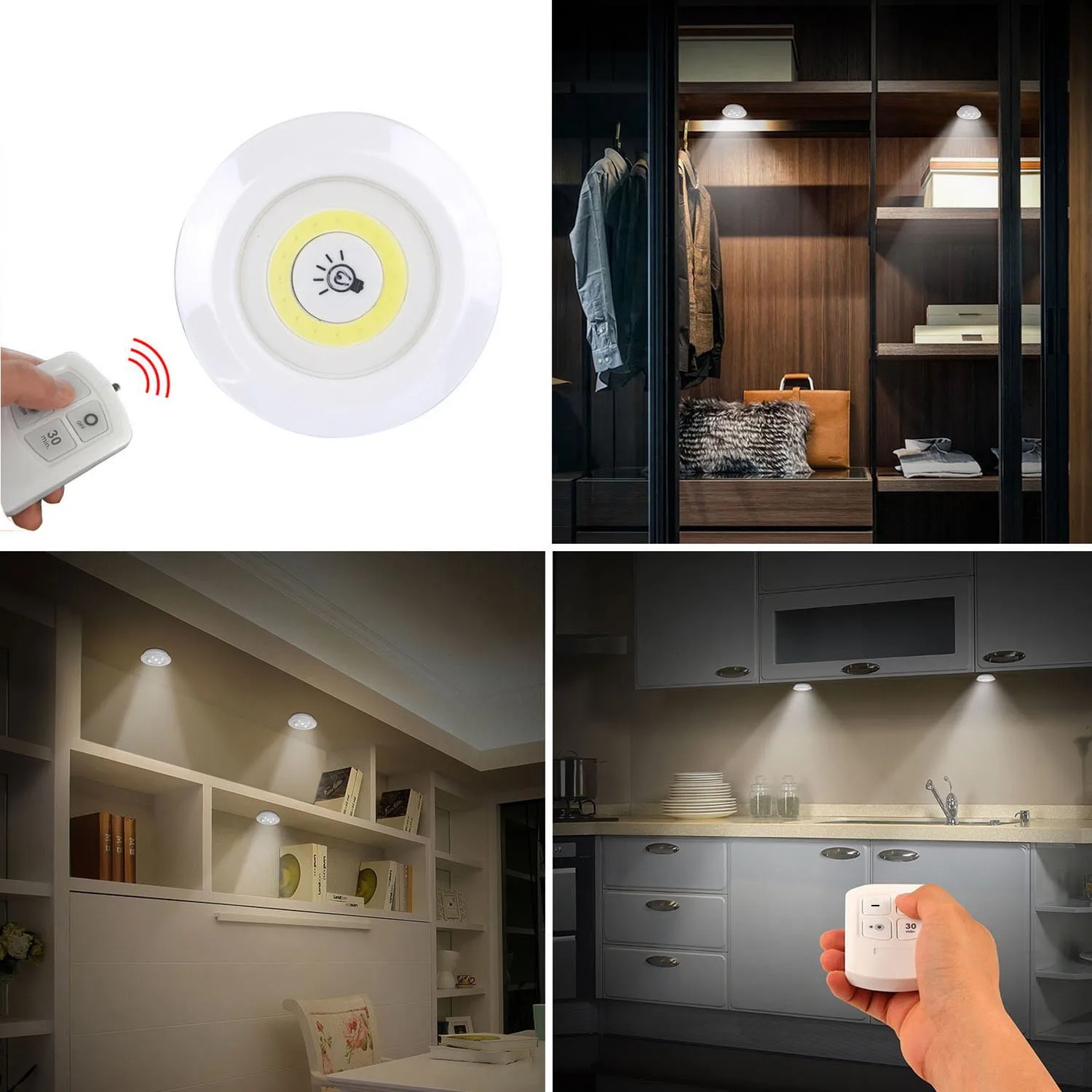 COB Dimmable LED Under Cabinet Light with Remote Control Battery Operated LED Closets Lights for Wardrobe Bathroom lighting
COB Dimmable LED Under Cabinet Light with Remote Control Battery Operated LED Closets Lights for Wardrobe Bathroom lighting