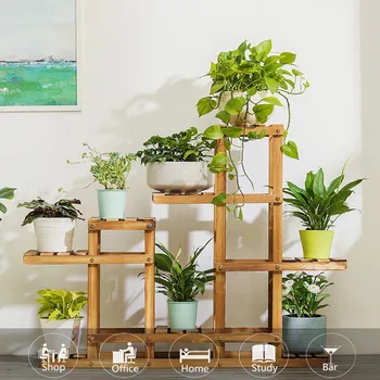 Solid wood plant stand balcony flower stand solid wood multi-layer indoor floor succulent potted plant stand planter stand 6*
Solid wood plant stand balcony flower stand solid wood multi-layer indoor floor succulent potted plant stand planter stand 6*