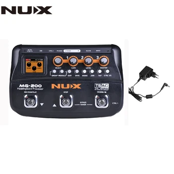 NUX MG-200 Guitar Processor Multi-Effects Pedal 55 Effects 70 Seconds Recording Guitar Looper Drum Machine Pedal Adapter
NUX MG-200 Guitar Processor Multi-Effects Pedal 55 Effects 70 Seconds Recording Guitar Looper Drum Machine Pedal Adapter