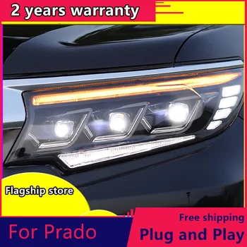 Car Styling Head Lamp for Toyota Prado Headlights 2018-2019 New Prado LED Headlight DRL All LED light Source Accessories
Car Styling Head Lamp for Toyota Prado Headlights 2018-2019 New Prado LED Headlight DRL All LED light Source Accessories
