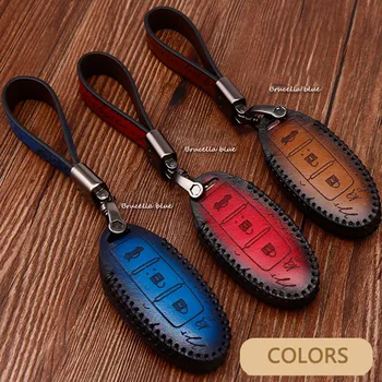 Genuine Leather Car Auto Remote Car Key Shell Case Protector Cover for Nissan Maxima Altima Teana Tiida Sylphy Sunny X-Trail
Genuine Leather Car Auto Remote Car Key Shell Case Protector Cover for Nissan Maxima Altima Teana Tiida Sylphy Sunny X-Trail