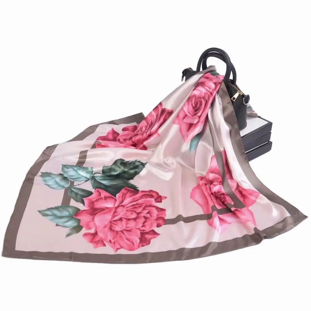 Women Silk Beach Cover-ups Big Square Scarf Spring Autumn Female Genuine Silk Scarves Printed Summer Shawls DF011
Women Silk Beach Cover-ups Big Square Scarf Spring Autumn Female Genuine Silk Scarves Printed Summer Shawls DF011