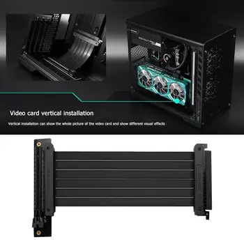 220mm PC Graphics Card Gaming PCI-E x16 Extender Riser Cable Video Card Connector for PC Desktop Chasis PCI-E Extender
220mm PC Graphics Card Gaming PCI-E x16 Extender Riser Cable Video Card Connector for PC Desktop Chasis PCI-E Extender
