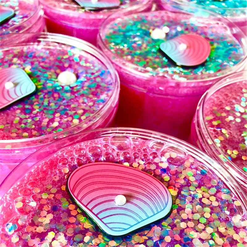 Tricolor Polymer Clay Slime Shell Pearl Fluffy Slime Learning Educations Toys For Children Diy Modeling Clay amazingToy
Tricolor Polymer Clay Slime Shell Pearl Fluffy Slime Learning Educations Toys For Children Diy Modeling Clay amazingToy