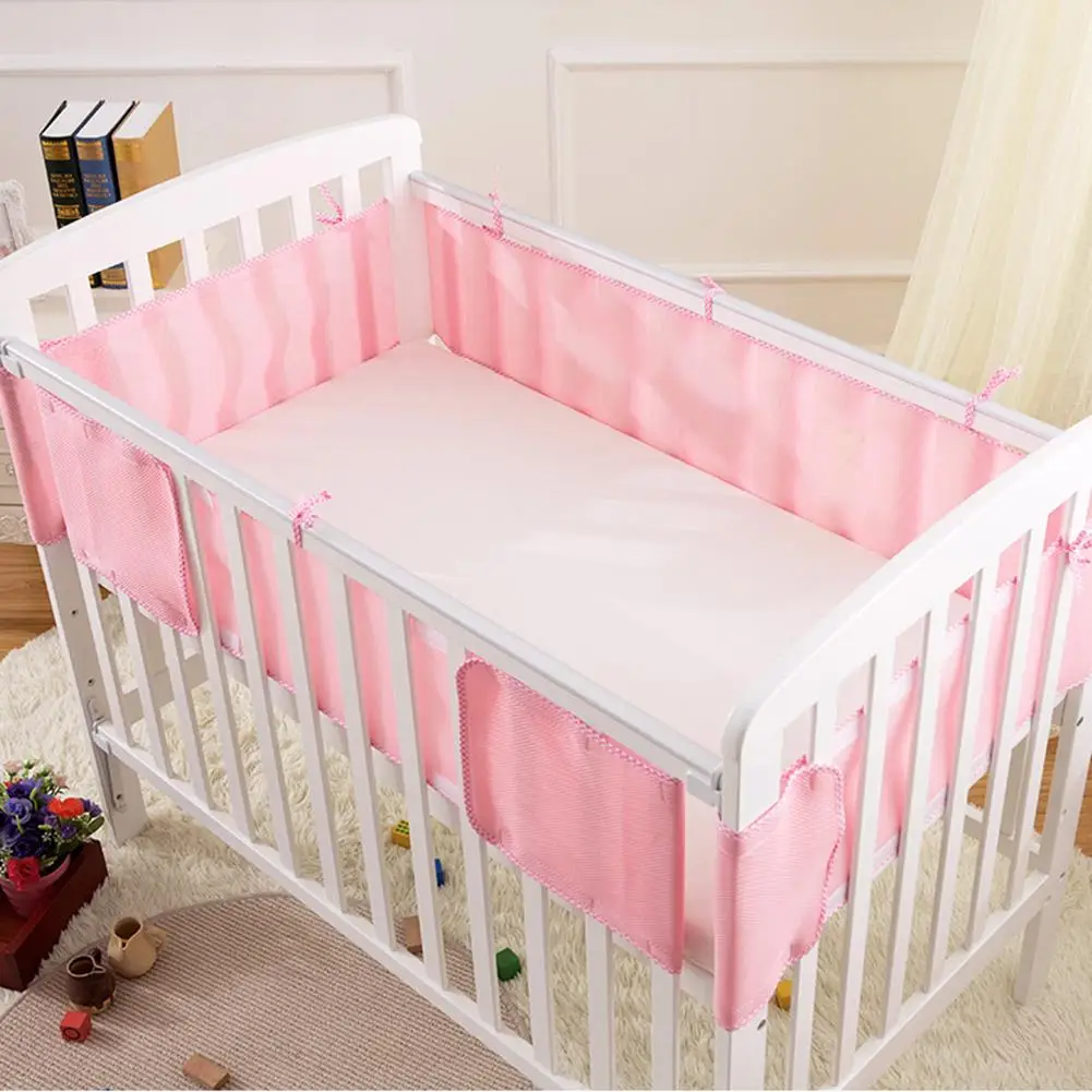 1PC Newborn Toddler Baby Crib Breathable Mesh Baby Anti-Collision Bed Bumper Protector Detachable Sandwich Crib Liner Pink Blue
1PC Newborn Toddler Baby Crib Breathable Mesh Baby Anti-Collision Bed Bumper Protector Detachable Sandwich Crib Liner Pink Blue