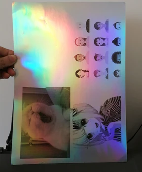 NEW special layer 50 micron thickness A4 blank HOLOGRAM SILVER sticker label paper for home office INKJET PRINTER 
NEW special layer 50 micron thickness A4 blank HOLOGRAM SILVER sticker label paper for home office INKJET PRINTER