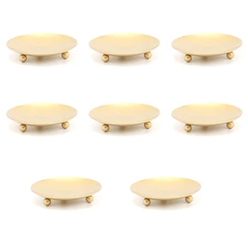 8Pcs Plate Candle Holder Gold Decorative Pillar Candlestick for LED Wax Candles Party, Festival
8Pcs Plate Candle Holder Gold Decorative Pillar Candlestick for LED Wax Candles Party, Festival