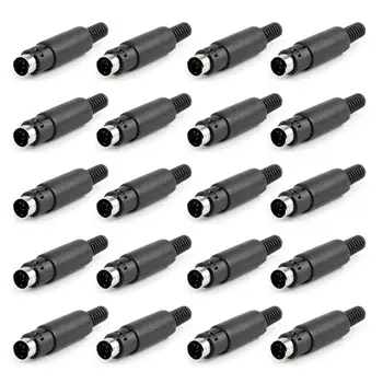 Areyourshop 3Pin Mini-DIN Male Plug Socket Connector Plastic Handle Adapter For Audio
Areyourshop 3Pin Mini-DIN Male Plug Socket Connector Plastic Handle Adapter For Audio