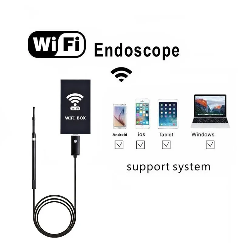 5.5mm WiFi Wireless Ear Endoscope Camera Mini Waterproof Inspection Camera USB Ear Scope Camera With 6 LED For Endoscope iPhone
5.5mm WiFi Wireless Ear Endoscope Camera Mini Waterproof Inspection Camera USB Ear Scope Camera With 6 LED For Endoscope iPhone