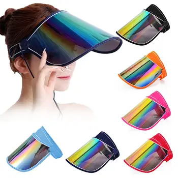 Unisex Anti Droplet Hat Iridescent Protective Mirrored Outdoor Sport Travel Anti-UV Sun Visor Hat baffle block Visor Shield 
Unisex Anti Droplet Hat Iridescent Protective Mirrored Outdoor Sport Travel Anti-UV Sun Visor Hat baffle block Visor Shield