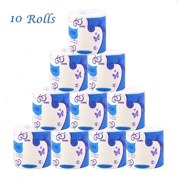 10 Rolls Soft 3-Ply Toilet Paper Home Kitchen Toilet Tissue Strong and Highly Absorbent Hand Towels Roll Paper for Daily Use
10 Rolls Soft 3-Ply Toilet Paper Home Kitchen Toilet Tissue Strong and Highly Absorbent Hand Towels Roll Paper for Daily Use