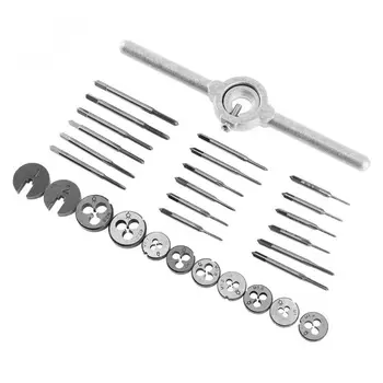 31Pcs/Set M1-M2.5 Mini HSS Metric Screw Thread Tap Threading Die Wrench Tools E7CB
31Pcs/Set M1-M2.5 Mini HSS Metric Screw Thread Tap Threading Die Wrench Tools E7CB