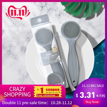 2020 NEW Silicone Face Cleansing Brush Mini Electric Massage Waterproof Facial Cleansing Tool Soft Deep Face Pore Cleanser Brush
2020 NEW Silicone Face Cleansing Brush Mini Electric Massage Waterproof Facial Cleansing Tool Soft Deep Face Pore Cleanser Brush