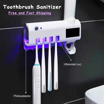 3 In 1 Multifunctional Ultraviolet Toothbrush Disinfection Sterilizer Toothbrush Rack Shelf UV Disinfector Toothpaste Squeezers
3 In 1 Multifunctional Ultraviolet Toothbrush Disinfection Sterilizer Toothbrush Rack Shelf UV Disinfector Toothpaste Squeezers