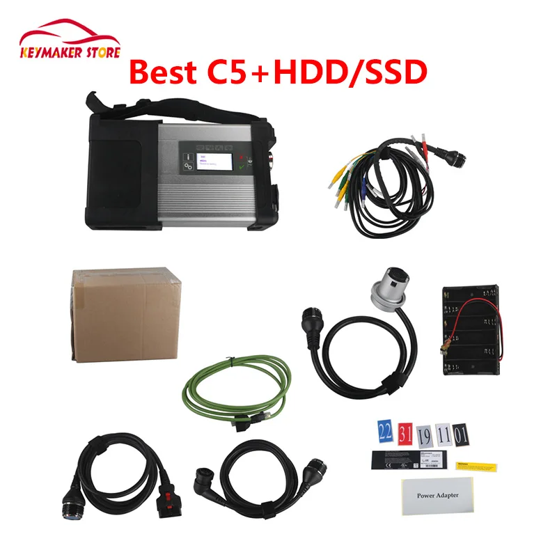 MB STAR C5 Car Diagnostic Tool SD Connect Compact 5 Update by Star Diagnosis C4 Support Wifi with Software SSD | Автомобили и