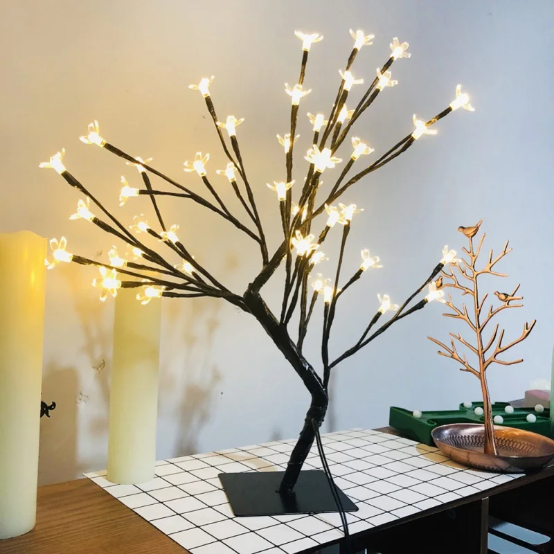 48LED European plug light branch night light Festival Light Branch Sakura tree light branch night light
48LED European plug light branch night light Festival Light Branch Sakura tree light branch night light