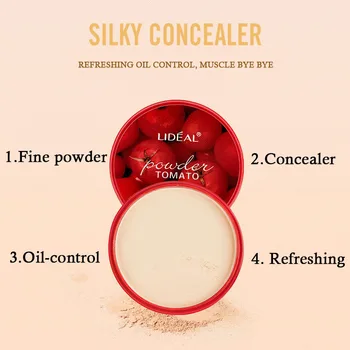 New 1 Pcs Tomato Pressed Powder Face Concealer Oil Control Brighten Setting Makeups SCI88
New 1 Pcs Tomato Pressed Powder Face Concealer Oil Control Brighten Setting Makeups SCI88