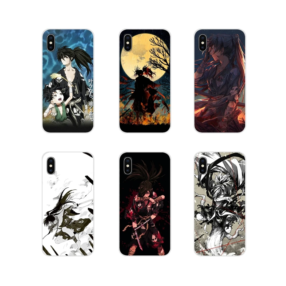 Силиконовый чехол для Apple iPhone X XR XS MAX 4 4S 5 5S 5C SE 6 6S 7 8 Plus ipod touch аниме Dororo и Hyakkimaru |