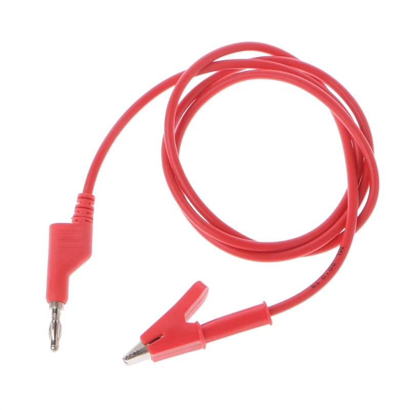 Drop Shipping 2 Pcs 4mm Red Black Banana Plug To Crocodile Alligator Clip Test Probe Lead Wire 1m
Drop Shipping 2 Pcs 4mm Red Black Banana Plug To Crocodile Alligator Clip Test Probe Lead Wire 1m