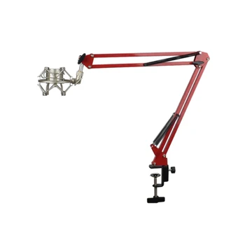 MDZ-005C Red Microphone Scissor Arm Stand and Table Mounting Clamp&NW Filter Windscreen Shield & Metal Mount Kit
MDZ-005C Red Microphone Scissor Arm Stand and Table Mounting Clamp&NW Filter Windscreen Shield & Metal Mount Kit