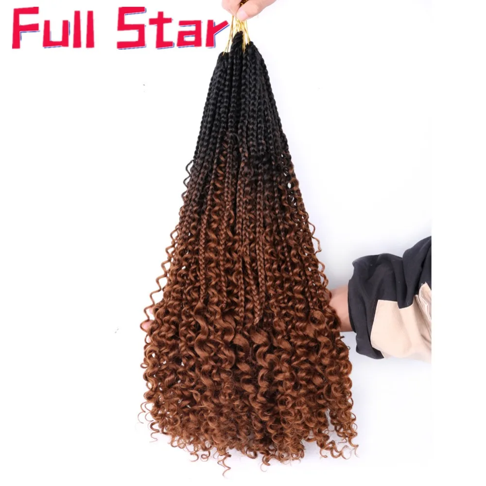 messy box braids color14
