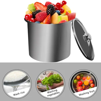 12L Stainless Steel Sealed Rice Bucket Household Storage Rice Box Pest Control Moisture-proof Rice Flour Food Storage Container
12L Stainless Steel Sealed Rice Bucket Household Storage Rice Box Pest Control Moisture-proof Rice Flour Food Storage Container
