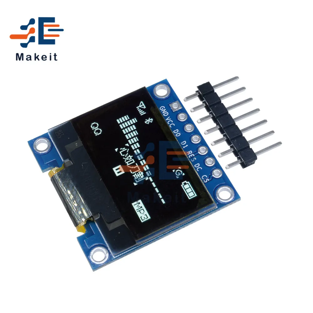 0.96 Inch 7 Pin White OLED Display Module 128X64 I2C IIC Interface SSD1306 Driver IC SPI Serial LED Screen Board For Arduino
0.96 Inch 7 Pin White OLED Display Module 128X64 I2C IIC Interface SSD1306 Driver IC SPI Serial LED Screen Board For Arduino
