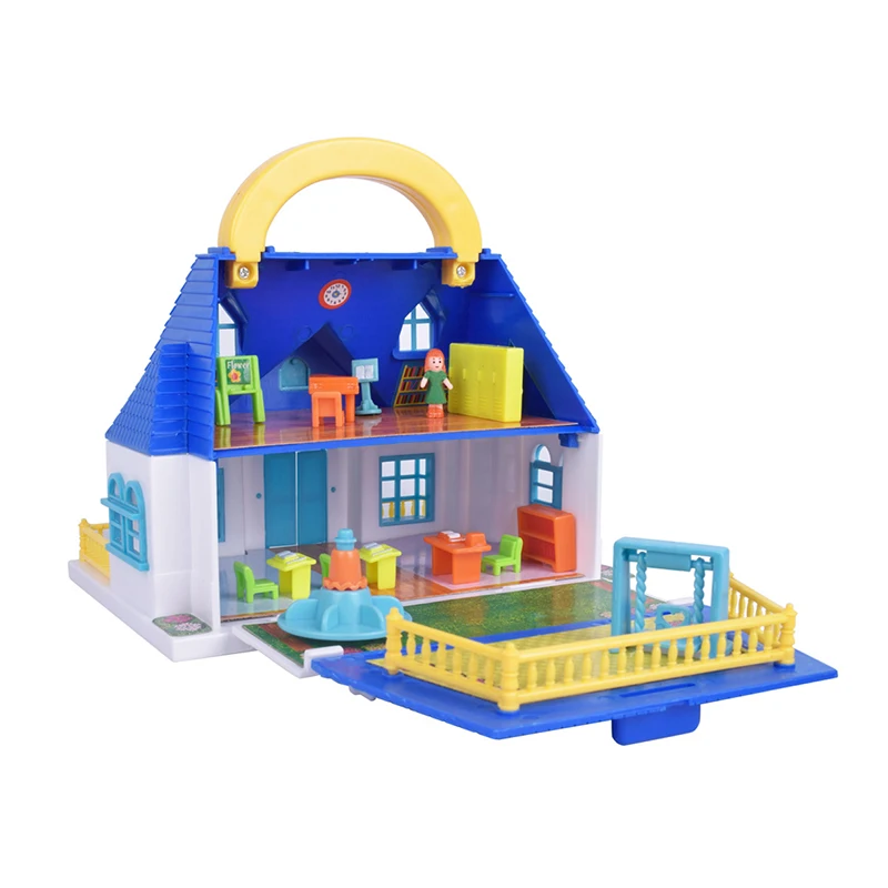 Girl suitcase doll house Children's play house toy Assembly set Toy Model Building Kits villa house DIY Furniture Accessories
Girl suitcase doll house Children's play house toy Assembly set Toy Model Building Kits villa house DIY Furniture Accessories