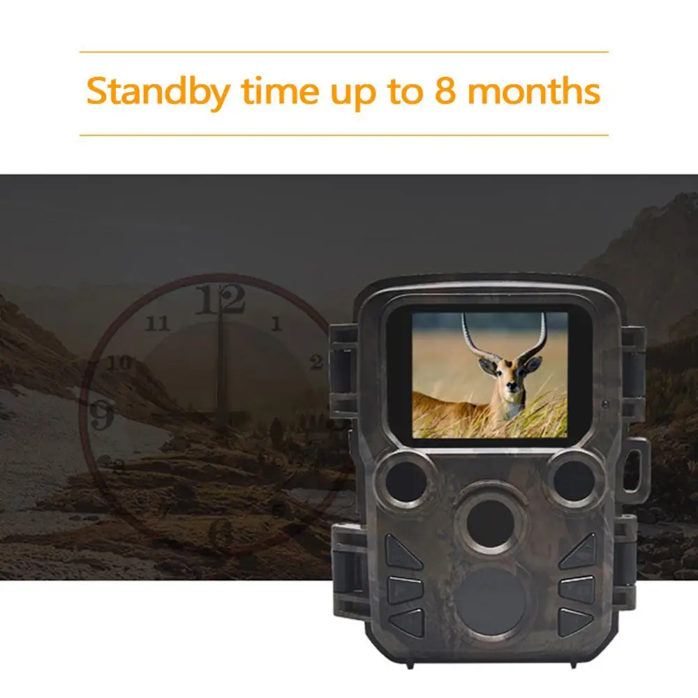Wildlife Trail Photo Trap Mini Hunting Camera 12MP 1080P Waterproof Video Recorder Cameras for Security Farm Fast Trigger Time
Wildlife Trail Photo Trap Mini Hunting Camera 12MP 1080P Waterproof Video Recorder Cameras for Security Farm Fast Trigger Time