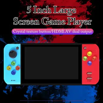 Retro Handheld Game Console Portable Video Game Controller 5.0 Inch TFT LCD Screen 8GB Build In 3000 Classic Game HDMI AV Out
Retro Handheld Game Console Portable Video Game Controller 5.0 Inch TFT LCD Screen 8GB Build In 3000 Classic Game HDMI AV Out