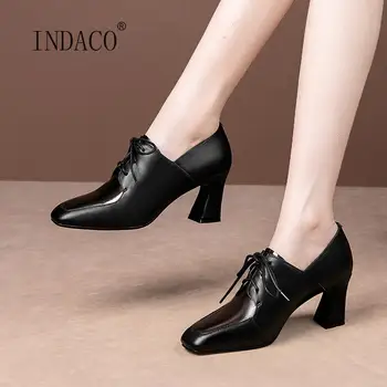 Women High Heels Leather Fashion Square Toe Pumps 6.5cm Cross Strap Women Autumn Shoes Party Shoes Thick Heels
Women High Heels Leather Fashion Square Toe Pumps 6.5cm Cross Strap Women Autumn Shoes Party Shoes Thick Heels