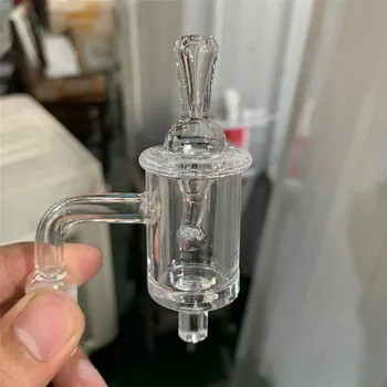 New Arrival 90 Degree 25mm Quartz Banger and Carb Cap with 14mm 18mm Male Joint
New Arrival 90 Degree 25mm Quartz Banger and Carb Cap with 14mm 18mm Male Joint