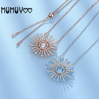 2020 new high quality fashion charm blue hue beating heart sun flower crystal female pendant necklace sweater chain
2020 new high quality fashion charm blue hue beating heart sun flower crystal female pendant necklace sweater chain