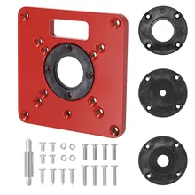 Aluminum Router Table Insert Plate Woodworking Benches Wood Router Trimmer Milling Engraving Machine Woodworking Plate Tool
Aluminum Router Table Insert Plate Woodworking Benches Wood Router Trimmer Milling Engraving Machine Woodworking Plate Tool