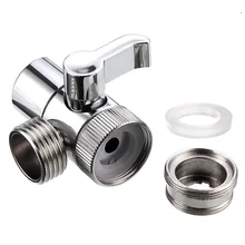 New Faucet Valve Diverter for Kitchen Bathroom Wear-Resistant Sink Faucet Splitter Sink Part Faucet to Hose Adapter M22 X M24
New Faucet Valve Diverter for Kitchen Bathroom Wear-Resistant Sink Faucet Splitter Sink Part Faucet to Hose Adapter M22 X M24