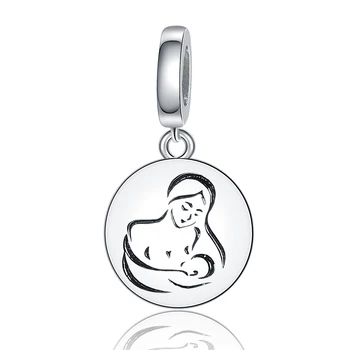 New 925 sterling silver mother and child love pendant for grandma mother daughter wife suitable for Pandora bracelet
New 925 sterling silver mother and child love pendant for grandma mother daughter wife suitable for Pandora bracelet