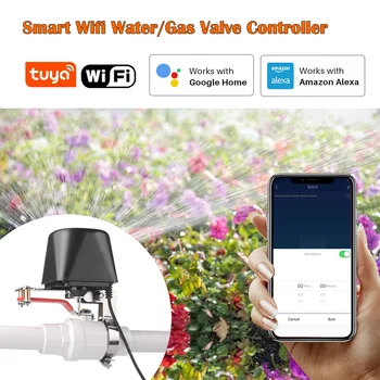 Smart Wifi Water Gas Valve Controller WiFi Sensor linkage Shut OFF Controller Support Tuya Amazon Alexa Google
Smart Wifi Water Gas Valve Controller WiFi Sensor linkage Shut OFF Controller Support Tuya Amazon Alexa Google