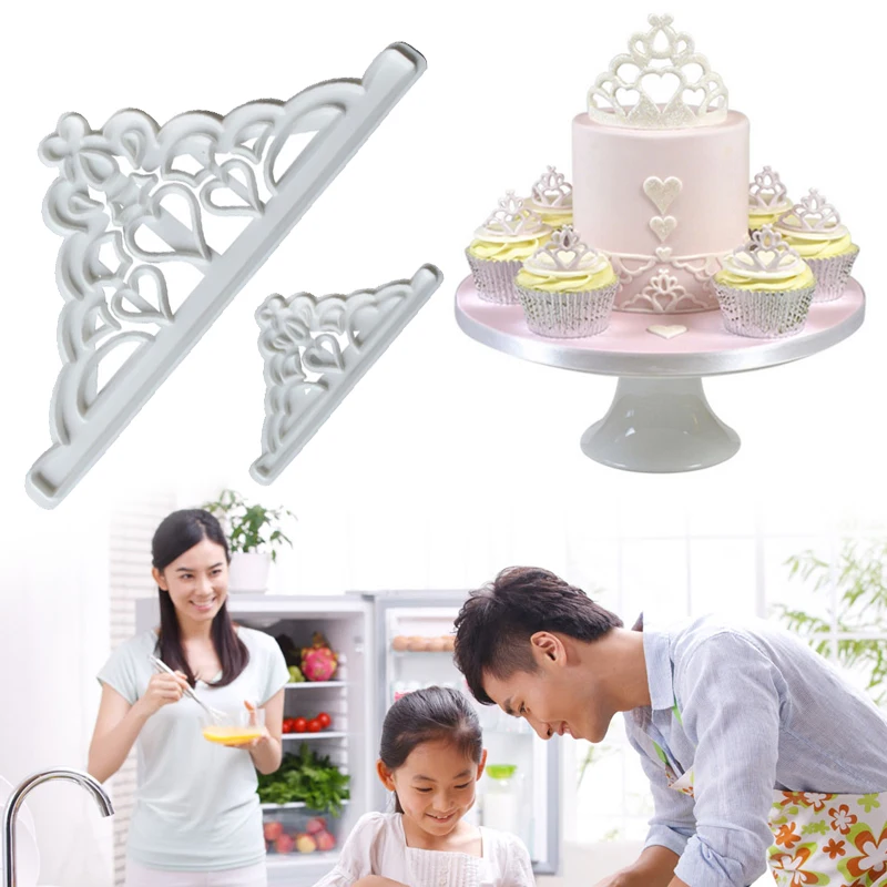 Cake Mold Fondant Molds Crown Bakeware Baking Plastic 2pcs/Set Eco-Friendly Tasteless Birthday Pastry Wedding Kitchen Party
Cake Mold Fondant Molds Crown Bakeware Baking Plastic 2pcs/Set Eco-Friendly Tasteless Birthday Pastry Wedding Kitchen Party
