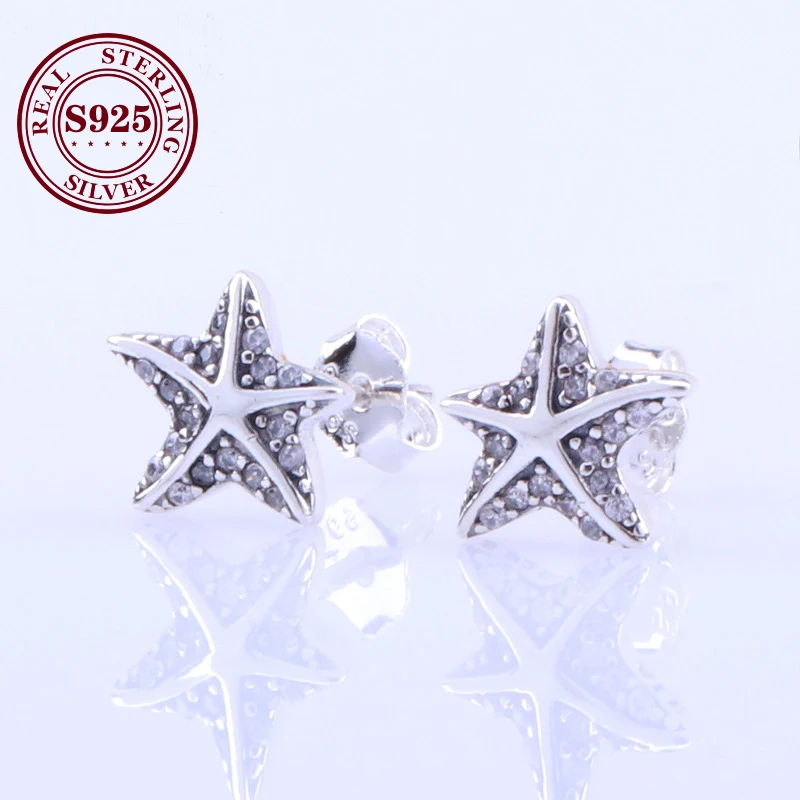 Valentine Day Original 925 Silver Tropical Starfish Earrings Creative White Starfish Earring Pan Earring For Women Gift Jewelry
Valentine Day Original 925 Silver Tropical Starfish Earrings Creative White Starfish Earring Pan Earring For Women Gift Jewelry