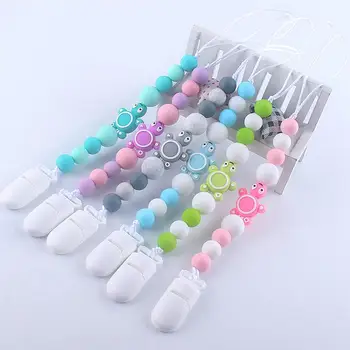 Silicone Tortoise Baby Pacifier Clip Chain Baby Teeth Grinder Chain Nursing Teether Soother Chew Toy Teething Gel Chain
Silicone Tortoise Baby Pacifier Clip Chain Baby Teeth Grinder Chain Nursing Teether Soother Chew Toy Teething Gel Chain
