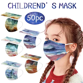 50PC Children's Watercolor Disposable Mask Earhook Face Cover Cartoon Printing High Quality Anti-stof Veilig Ademend Mask
50PC Children's Watercolor Disposable Mask Earhook Face Cover Cartoon Printing High Quality Anti-stof Veilig Ademend Mask