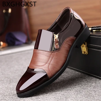 Dress Shoes Men Formal Brown Dress Italian Shoes Mens Dress Boots Designer Plus Size 48 Patent Leather Leather Shoes Men 2020 
Dress Shoes Men Formal Brown Dress Italian Shoes Mens Dress Boots Designer Plus Size 48 Patent Leather Leather Shoes Men 2020